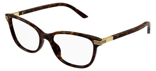 Gucci GG1451O women Havana Cat Eye Eyeglasses