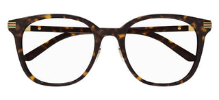 Gucci GG1453OK women Havana Round Eyeglasses