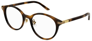 Gucci GG1454OK women Havana Round Eyeglasses