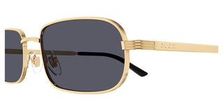 Gucci GG1457S men Gold Squared Sunglasses