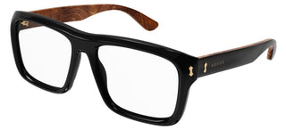 Gucci GG1462O men Black Squared Eyeglasses