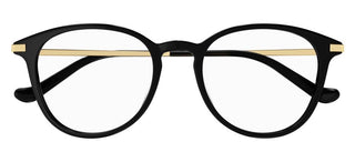 Gucci GG1466OA unisex Black Round Eyeglasses