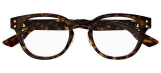 Gucci GG1470OJ men Havana Round Eyeglasses