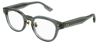 Gucci GG1470OJ men Grey Round Eyeglasses