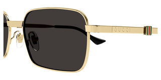 Gucci GG1495S men Gold Squared Sunglasses