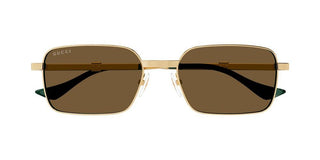 Gucci GG1495S men Gold Squared Sunglasses