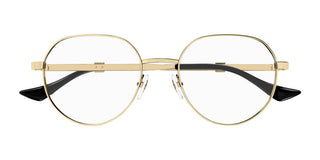 Gucci GG1496O men Gold Round Eyeglasses