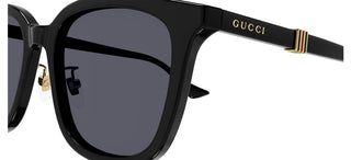 Gucci GG1498SK men Black Squared Sunglasses