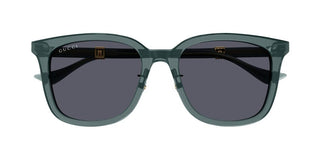 Gucci GG1498SK men Green Squared Sunglasses