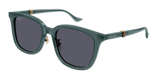 Gucci GG1498SK men Green Squared Sunglasses