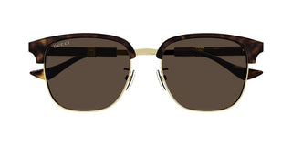 Gucci GG1499SK men Havana Squared Sunglasses