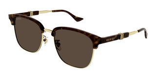 Gucci GG1499SK men Havana Squared Sunglasses