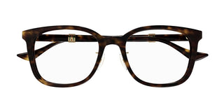 Gucci GG1500OK men Havana Squared Eyeglasses