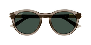 Gucci GG1501S men Brown Round Sunglasses