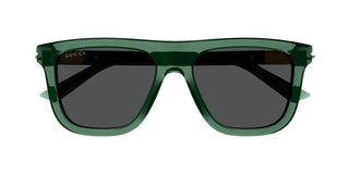 Gucci GG1502S men Green Squared Sunglasses