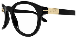 Gucci GG1503O men Black Round Eyeglasses