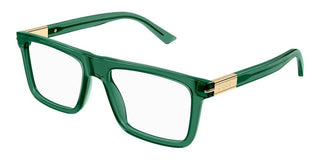 Gucci GG1504O men Green Squared Eyeglasses