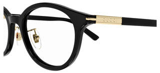 Gucci GG1507OJ men Black Round Eyeglasses