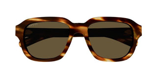 Gucci GG1508S men Havana Squared Sunglasses