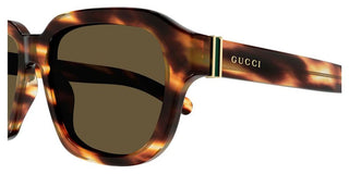 Gucci GG1508S men Havana Squared Sunglasses