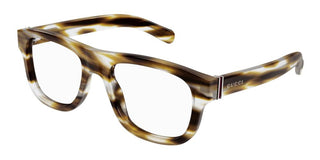 Gucci GG1509O men Havana Round Eyeglasses