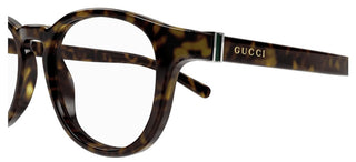 Gucci GG1510O men Havana Round Eyeglasses