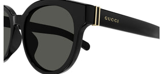 Gucci GG1511SK men Black Round Sunglasses