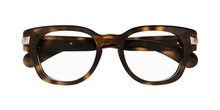 Gucci GG1518O men Havana Round Eyeglasses