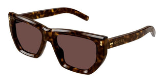 Gucci GG1520S women Havana Geometric Sunglasses