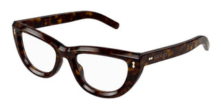 Gucci GG1521O women Havana Cat Eye Eyeglasses