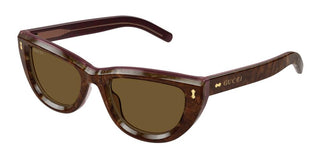 Gucci GG1521S women Havana Cat Eye Sunglasses