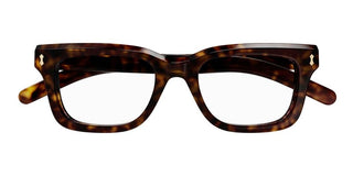 Gucci GG1522O women Havana Squared Eyeglasses