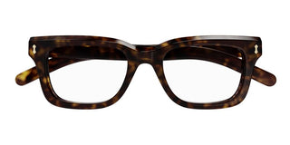 Gucci GG1522O women Havana Squared Eyeglasses