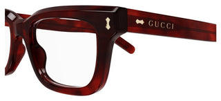 Gucci GG1522O women Red Squared Eyeglasses