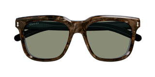 Gucci GG1523S men Havana Squared Sunglasses