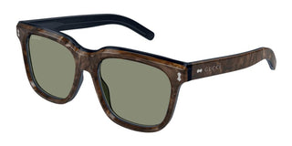 Gucci GG1523S men Havana Squared Sunglasses