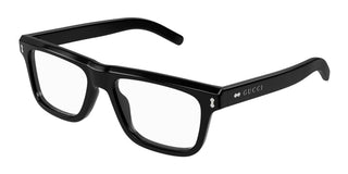 Gucci GG1525O men Black Squared Eyeglasses