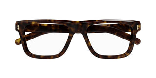 Gucci GG1525O men Havana Squared Eyeglasses