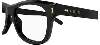 Gucci GG1526O men Black Squared Eyeglasses