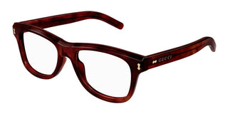 Gucci GG1526O men Red Squared Eyeglasses