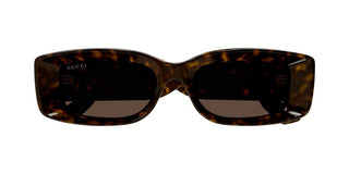 Gucci GG1528S women Havana Squared Sunglasses