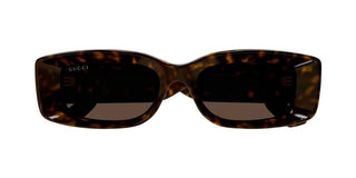 Gucci GG1528S women Havana Squared Sunglasses