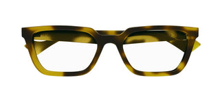 Gucci GG1539O men Yellow Squared Eyeglasses