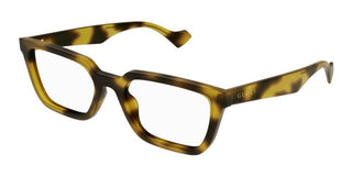 Gucci GG1539O men Yellow Squared Eyeglasses