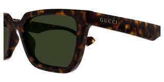 Gucci GG1539S men Havana Squared Sunglasses