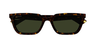 Gucci GG1539S men Havana Squared Sunglasses