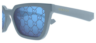 Gucci GG1539S men Blue Squared Sunglasses