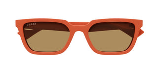 Gucci GG1539S men Orange Squared Sunglasses