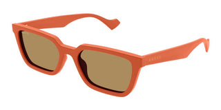 Gucci GG1539S men Orange Squared Sunglasses