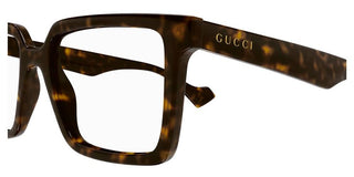 Gucci GG1540O men Havana Squared Eyeglasses